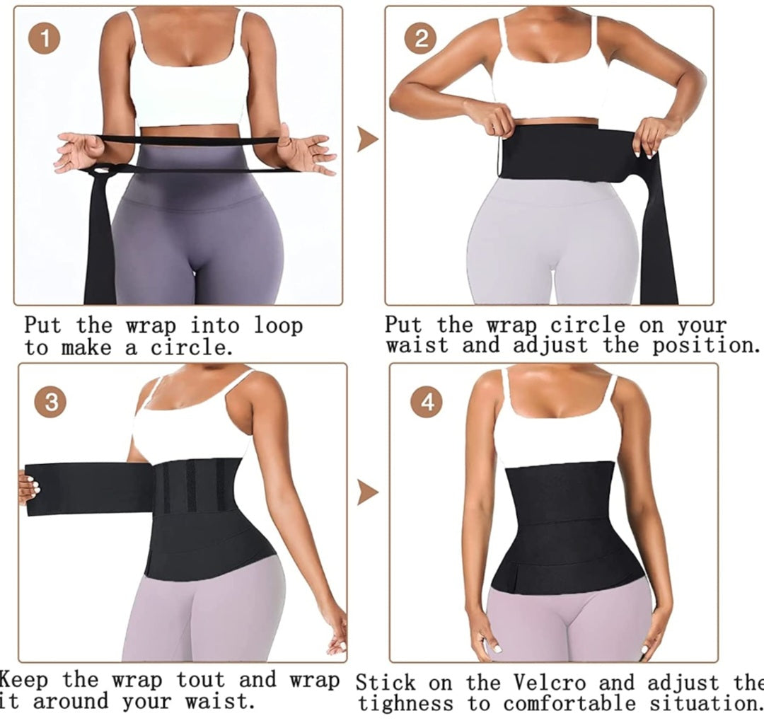 Waist Trainer Wrap with Loop